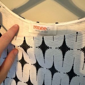 Patterned skater dress